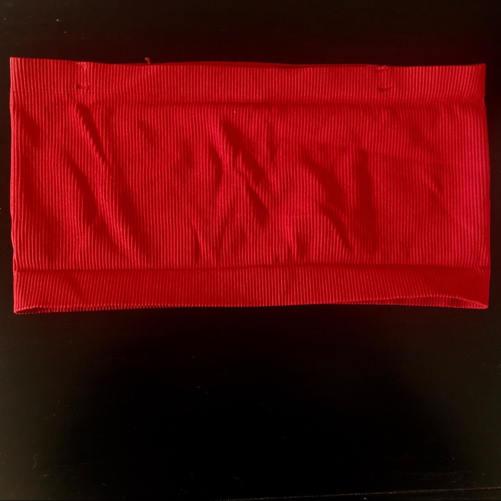 Urban Outfitters Out From Under Red Ribbed Crop XL